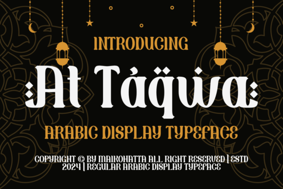 At Taqwa Font: Elevating Editorial Design