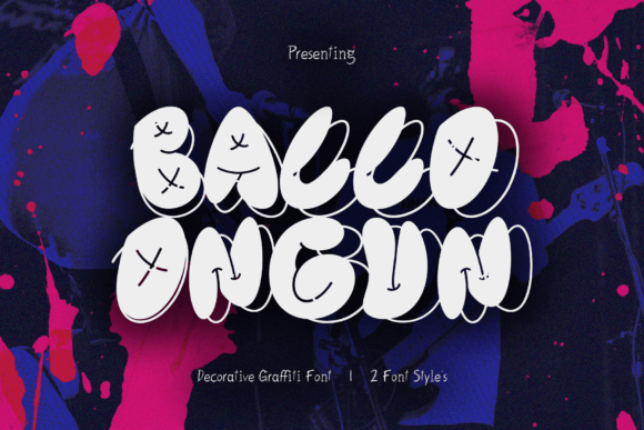 Balloongun Font: Bold Graffiti Style for Craft Projects