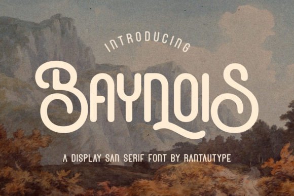 Baynois Font: Vintage Charm for Handmade Products