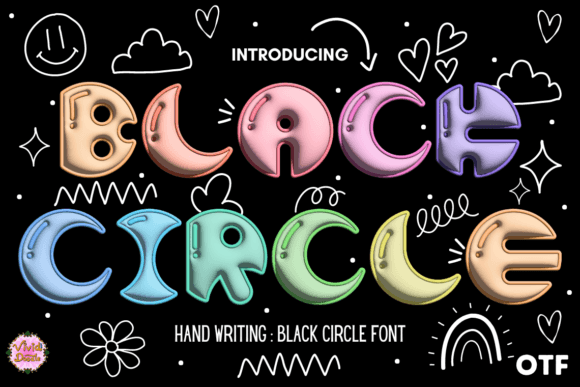 Black Circle Font: A Display Typeface for Editorial Design