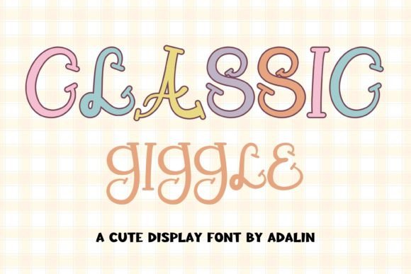 Classic Giggle Font: Adding Joy to Brand Identity Design
