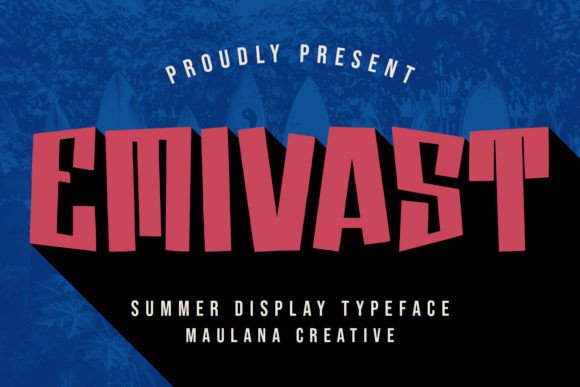 Emivast Font Review: Summer Vibes for Editorial Design