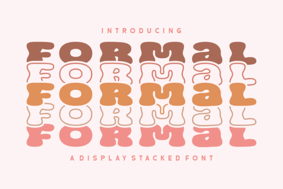 Formal: A Stacked Display Font That Elevates Digital Branding