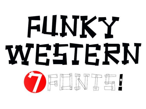 Funky Western Font: Whimsical Display Typography for Web Design