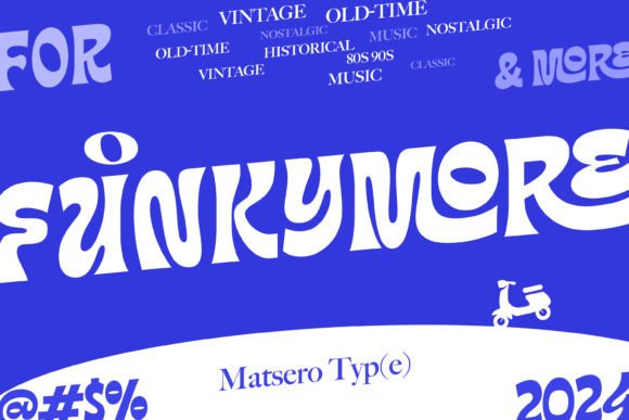 Funkymore Font: A Vintage Display Typeface for Modern Editorial Design