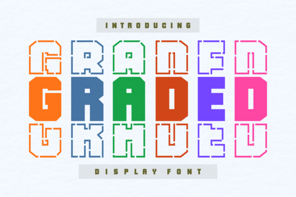 Graded Font: Bold Branding for Small Business
