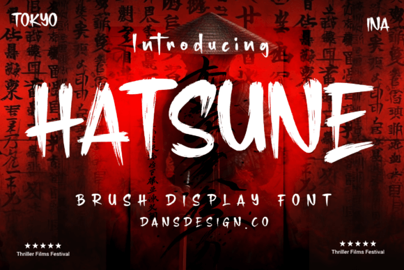 Hatsune Font: Elevating Campaign Visuals with Brush Style