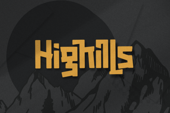 Highills: A Bold Display Font That Elevates Campaign Visuals