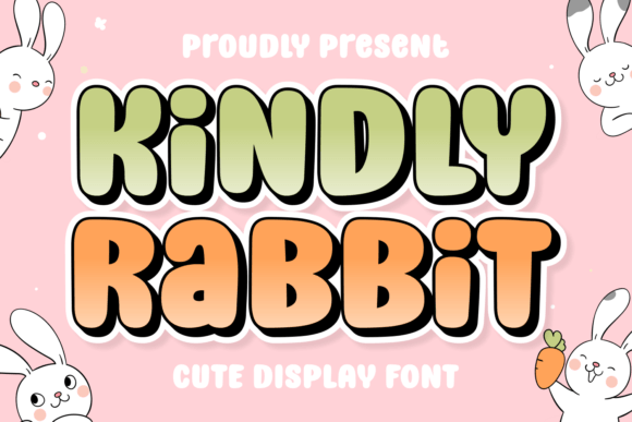 Kindly Rabbit: A Playful Display Font for Scroll-Stopping Digital Content