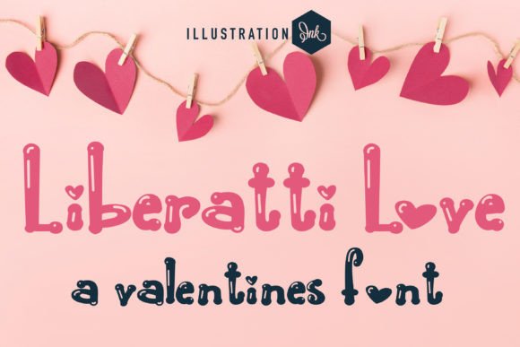 Liberatti Love Font: Whimsical Type for Handmade Crafts