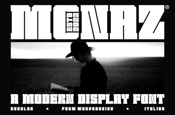 Monaz Font: A Modern Display Typeface for Bold Editorial Design