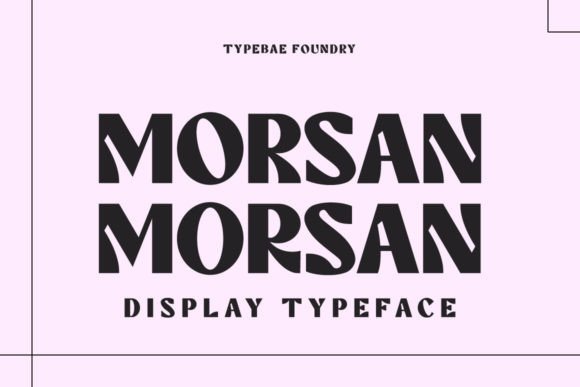 Morsan Font: Retro Branding for Small Business