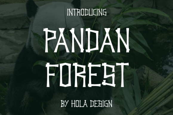 Pandan Forest Font Review: Whimsical Display Type for Playful Branding