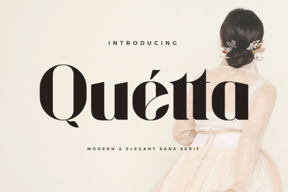 Quetta Font: Bold Display Type for Handmade Products
