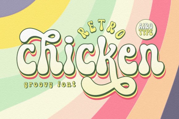 Retro Chicken: A Playful Display Font for Modern Web Design Projects
