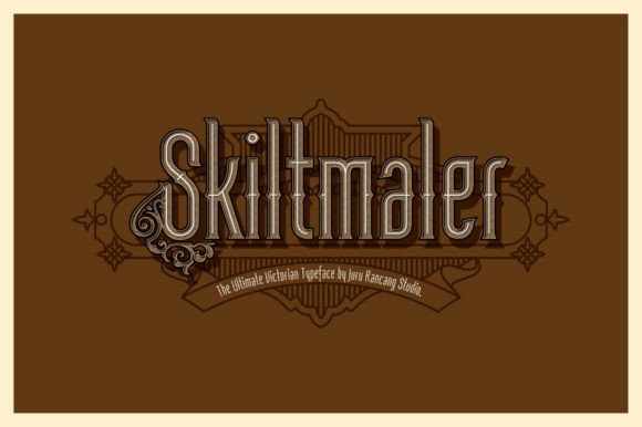 Skiltmaler: A Victorian-Inspired Display Font for Campaign Visuals