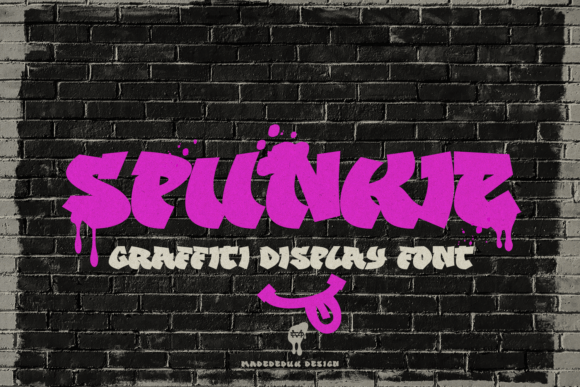 Spunkie: The Bold Graffiti Font That Adds Urban Edge to Handmade Designs